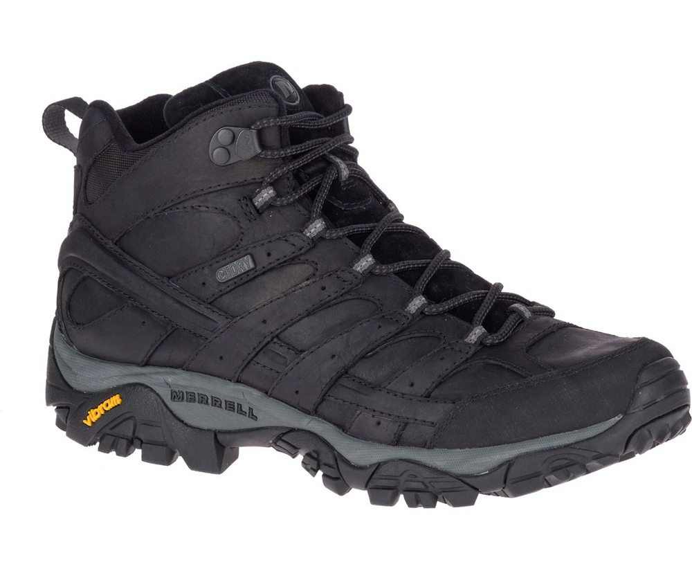 Merrell Vandrestøvler Herre - Moab 2 Prime Mid Waterproof - Sort - POF702831